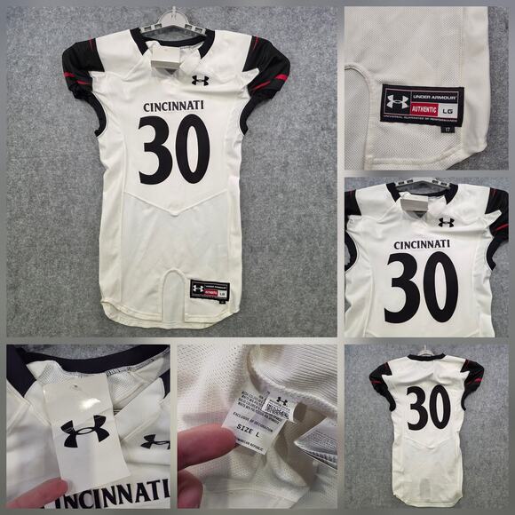 Under armour Other - Cincinnati Bearcats Jersey Mens Large White NCAA Football Under Armour Authentic